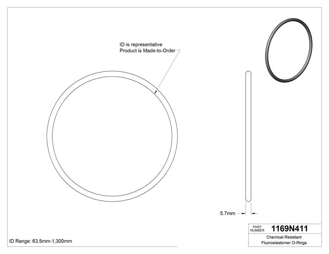 Technical drawing - 1169N411
